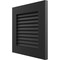Ekena Millwork 12"W x 12"H True Fit PVC Louver Shutters Sample, Black SAMPLE-TFPLVBL - alternate 5